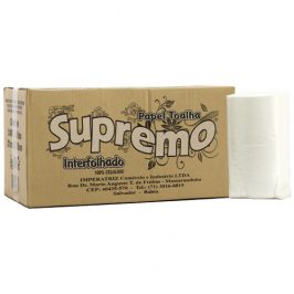Papel Toalha Interfolha Supremo 100% Celulose 2.400 Folhas